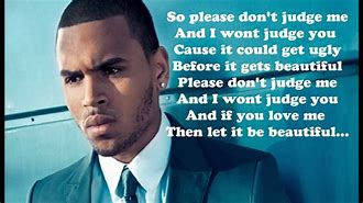 Image result for Don't Judge Me by Chris Brown