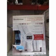 Image result for Brookstone N-A-P Heated Plush Throw In Blue Plaid - Brookstone - Electric Throws - Blue Plaid