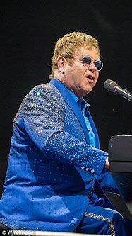 Image result for Elton John Blue Blazer