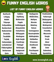 Image result for Funny Single Words