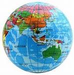 Vea los detalles de la imagen relacionada. Allwin World Map Foam Earth Globe Stress Relief Bouncy Ball Atlas ...