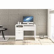 Image result for Cambridge Wood Writing Desk with Drawers White