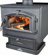 Image result for US Stove 2,000 Sq. Ft. Forester Pedestal Wood Stove, US2000E-P