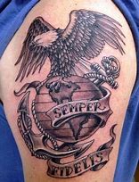 Image result for Marine Infantry Tattoos