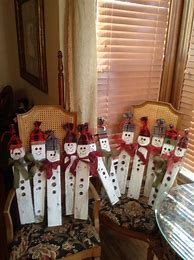Image result for Picket Fence Snowman Craft