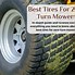 Image result for Zero Turn Lawn Mower Tires
