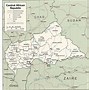 Image result for Central African Republic Physical Map