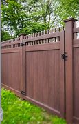 Image result for Wood Look Vinyl Fence