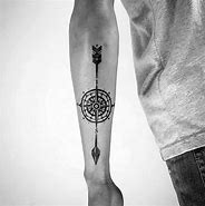 Image result for Compass Arrow Tattoo Forearms