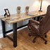 Image result for rustic handmade desk