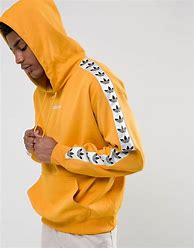 Image result for Adidas TNT Tape Hoodie Yellow