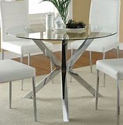 Image result for Glass Top Dining Table