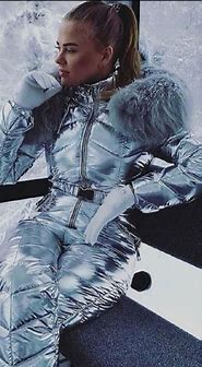 Image result for Metallic Ski Suit