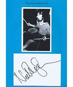 Image result for Nick Mason Autograph
