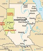 Image result for Khartoum and Omdurman Map