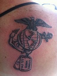 Image result for Marine Dad Tattoo