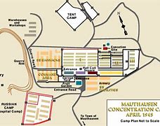 Image result for Mauthausen Camp Map