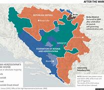 Image result for Map of Bosnia War