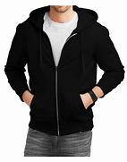 Image result for Plain Blach Hoodie