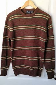 Image result for Brown and Black Striped Sweater