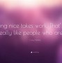 Image result for Being Nice to People