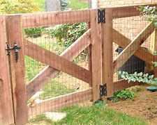Image result for Building Wood Fence Gate