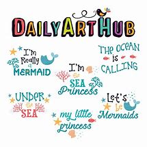 Image result for Mermaid Quotes Clip Art