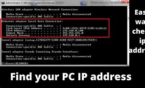 Image result for How to Check IP Address of Computer