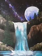 Image result for How to Paint Waterfalls in Acrylics