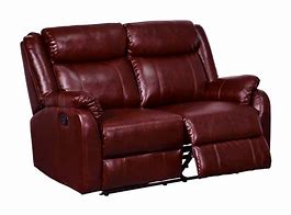 Image result for Leather Reclining Loveseat