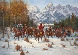 Image result for Fur Trappers Mountain Men Art