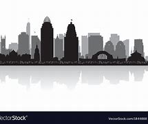 Image result for Cincinnati Skyline Silhouette