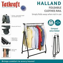 Image result for Folding Clothes Bar