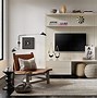 Image result for modern entertainment center with barn doors