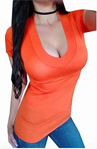 Image result for Plus Size Deep Cleavage Tops