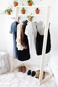 Image result for Homemade Clothes Rack