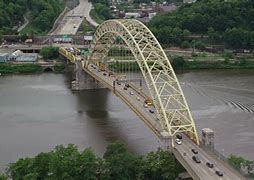 Image result for Fort Pitt Bridge Pittsburgh Construction