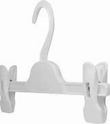 Image result for Plastic Skirt Hangers with Clips