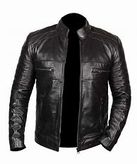 Image result for Black Leather Jacket