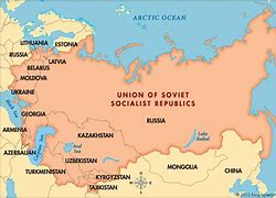 Image result for Map of Russia and Former Soviet Republic's