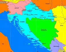 Image result for Serbia Croatia Slovakia Map