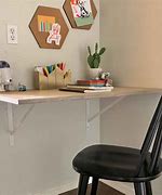 Image result for DIY Wall Mounted Desk