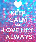 Image result for Keep Calm and Love Lily