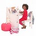 Image result for Child Desk with Attached Chair