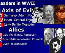 Image result for WWII Main Leaders