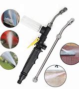 Image result for Bisou Jet Washer High Pressure Wand, Jet Hose Pressure Washer Wand For Garden Hose, Portable Pressure Water Gun, Car Wash Sprayer With Soap
