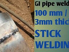 Image result for How to Mig Weld Galvanized Pipe