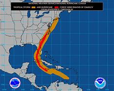 Image result for Hurricane Charley Path Map