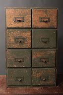Image result for Old File Cabinet