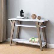 Image result for White Sofa Table